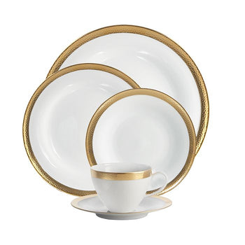 Michael Aram Goldsmith 5 Piece Placesetting Porcelain